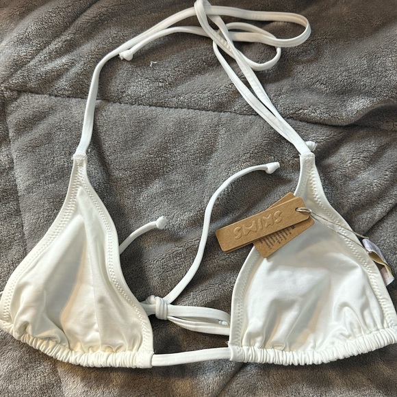 SKIMS SWIM TRIANGLE TOP SZ M - Picture 4 of 5